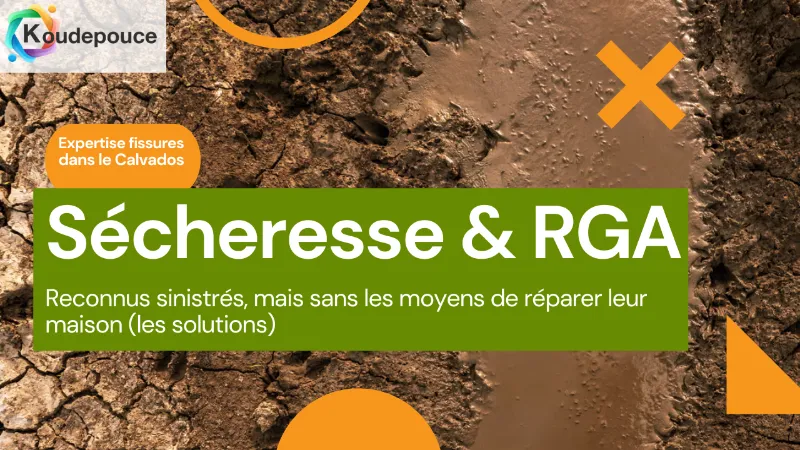 Fissures de secheresse sur une maison dans le Calvados 14
